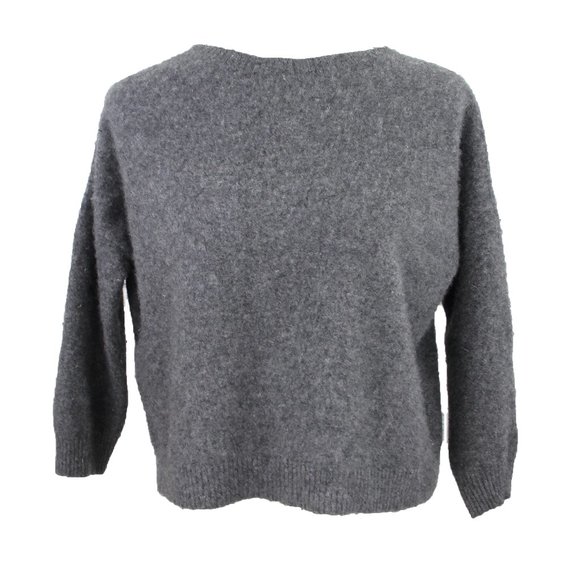 Eileen Fisher Sweaters - Eileen Fisher Grey Cashmere Round Neck Sweater L